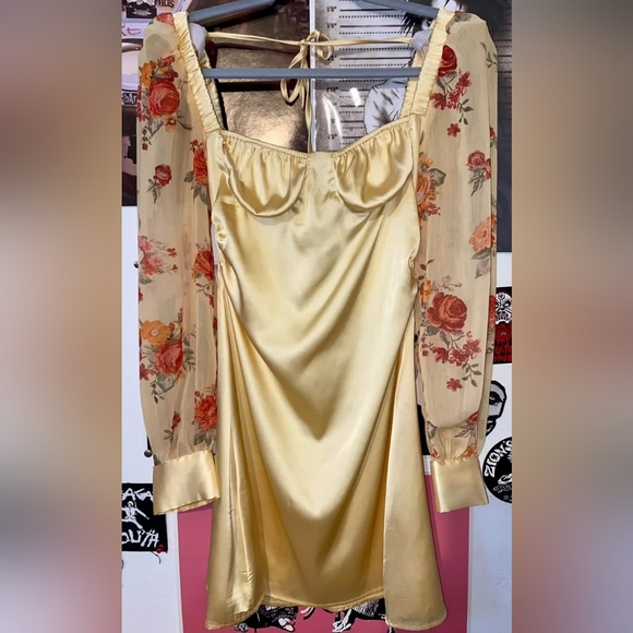 DB Yellow Mini Dress - Picture 2 of 8